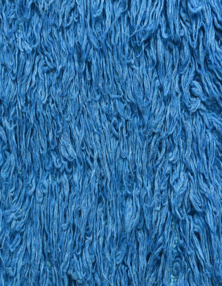 Detail image of 3' 2 x 5' 4  Hand Knotted Moroccan Wool Rug