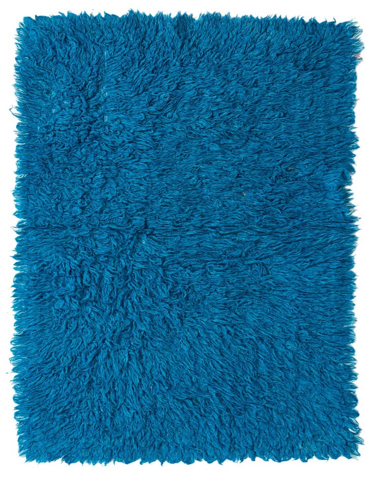Detail image of 3' 2 x 5' 4 Hand Knotted Moroccan Wool Rug