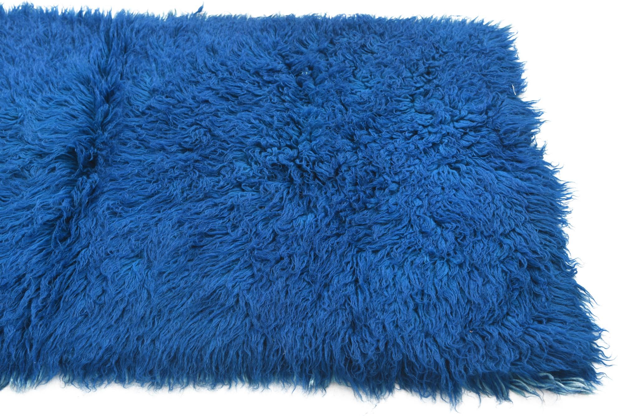 2' 7 x 4' 10 Hand Knotted Moroccan Wool Rug