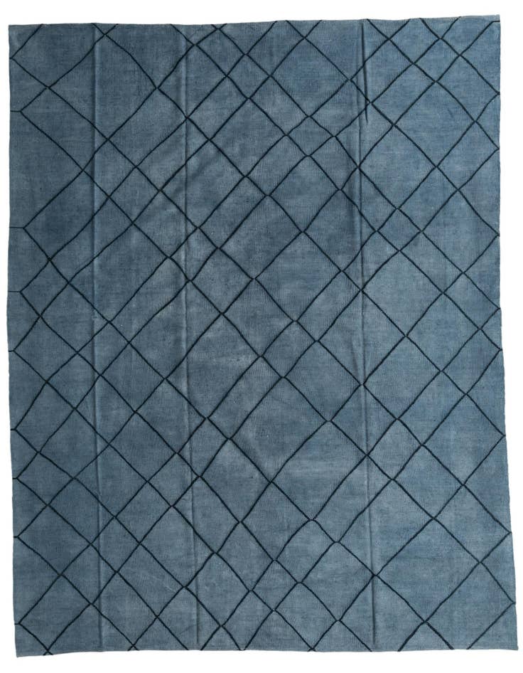 Detail image of 10' 6 x 13' 3 Hand Woven Moroccan Wool Rug