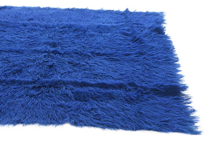 Detail image of 4' 10 x 6' 4 Hand Knotted Moroccan Wool Rug