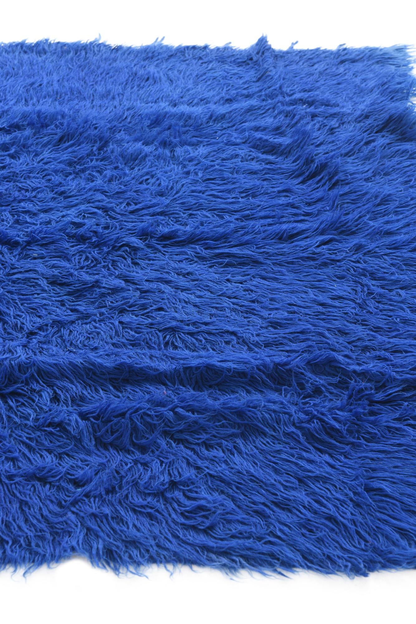 4' 10 x 6' 4 Hand Knotted Moroccan Wool Rug