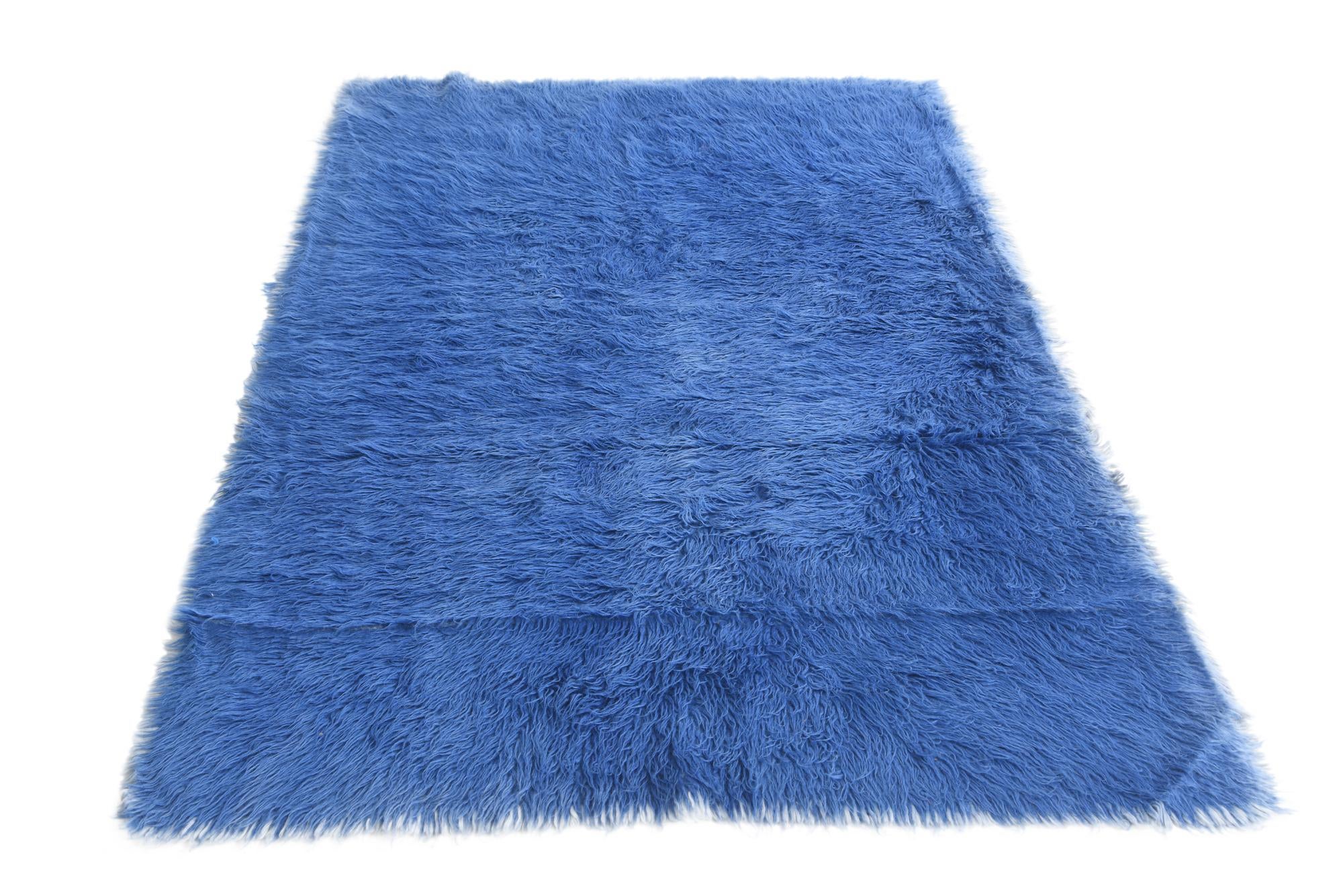 4' 6 x 6' 6 Hand Knotted Moroccan Wool Rug