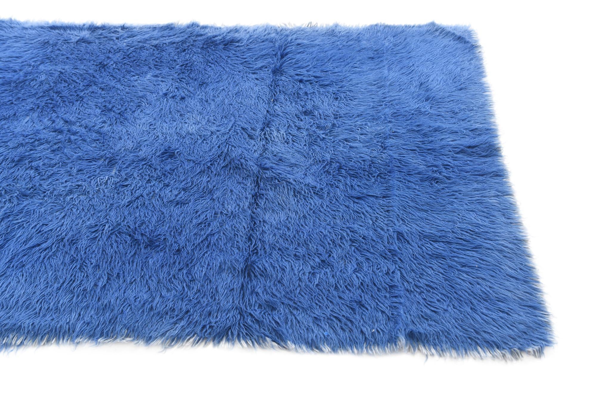 4' 6 x 6' 6 Hand Knotted Moroccan Wool Rug