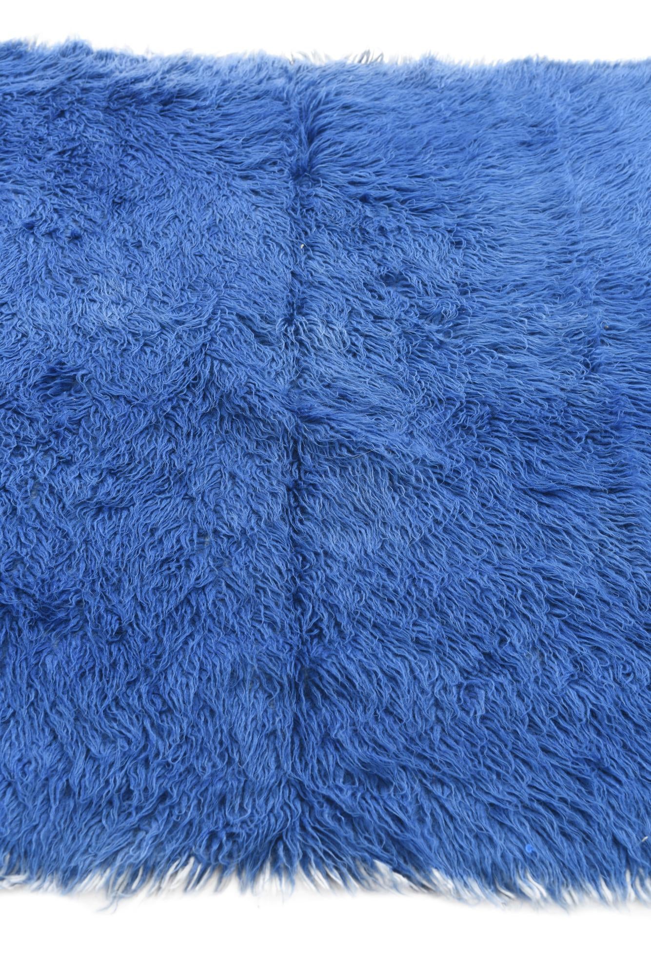 4' 6 x 6' 6 Hand Knotted Moroccan Wool Rug