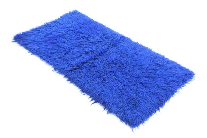 2' 4 x 4' 5 Hand Knotted Moroccan Wool Rug