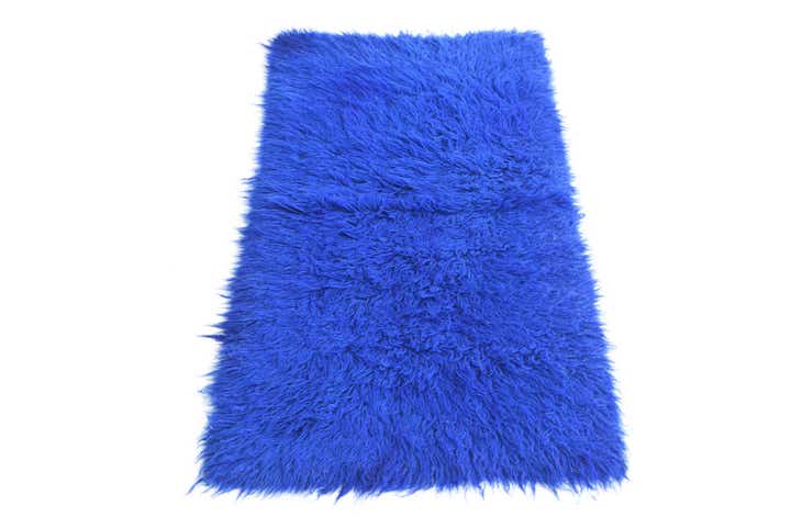 2' 4 x 4' 5 Hand Knotted Moroccan Wool Rug