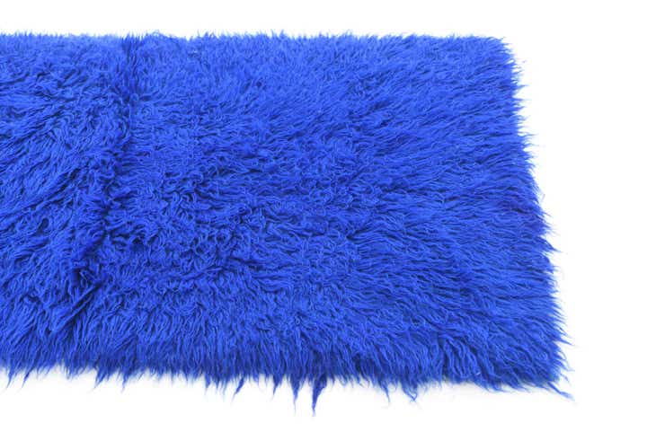 2' 4 x 4' 5 Hand Knotted Moroccan Wool Rug