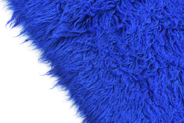 2' 4 x 4' 5 Hand Knotted Moroccan Wool Rug