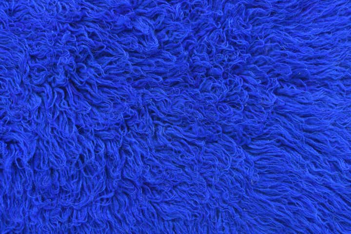 2' 4 x 4' 5 Hand Knotted Moroccan Wool Rug