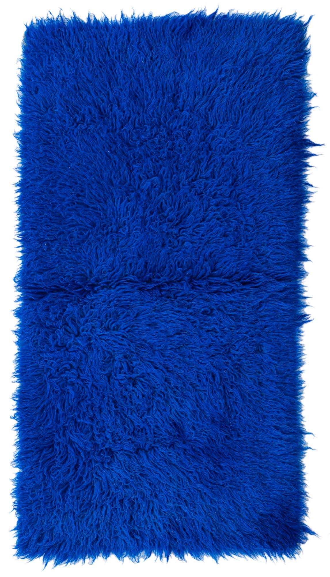 2' 4 x 4' 5 Hand Knotted Moroccan Wool Rug