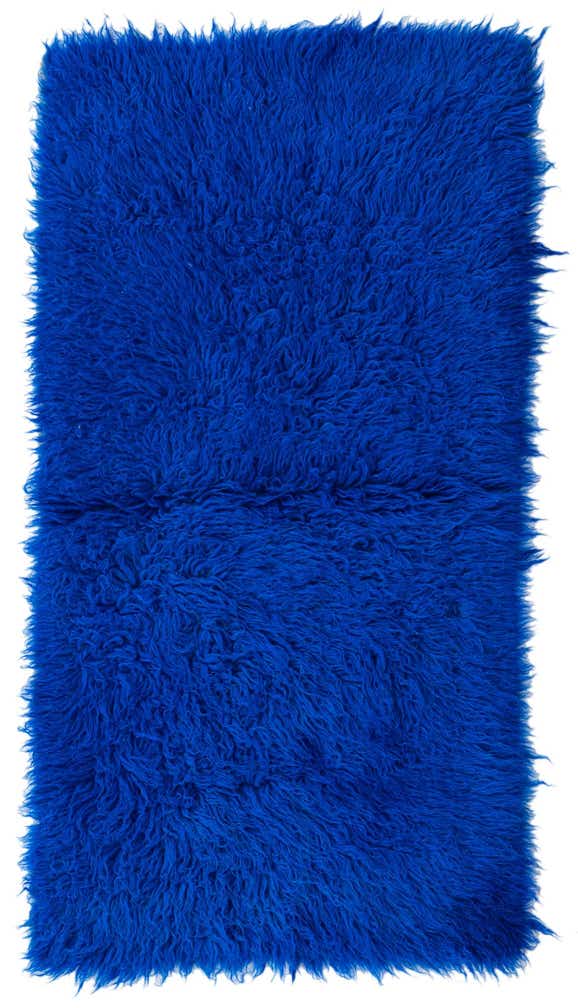 2' 4 x 4' 5 Hand Knotted Moroccan Wool Rug