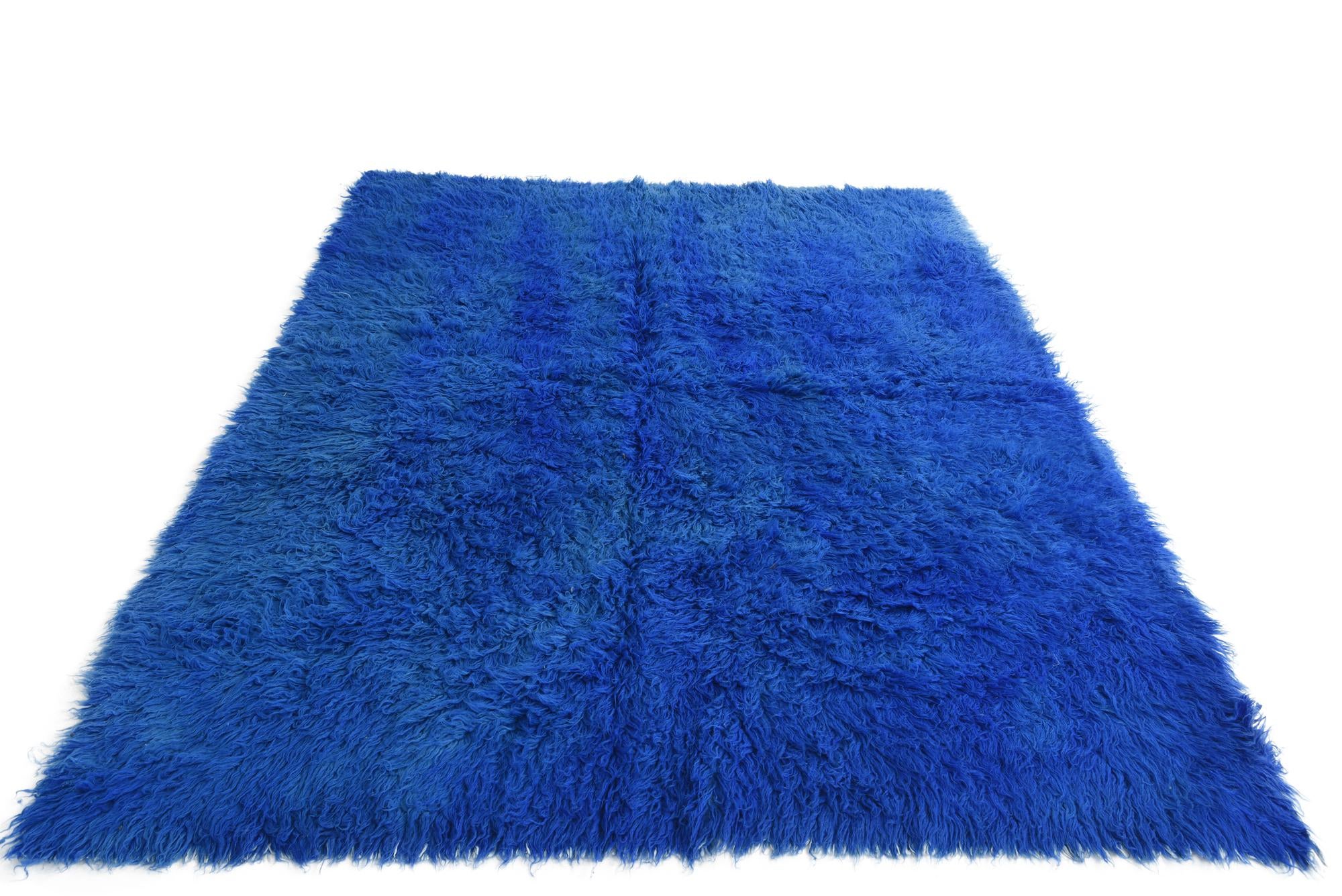 6' 5 x 8' Hand Knotted Moroccan Wool Rug