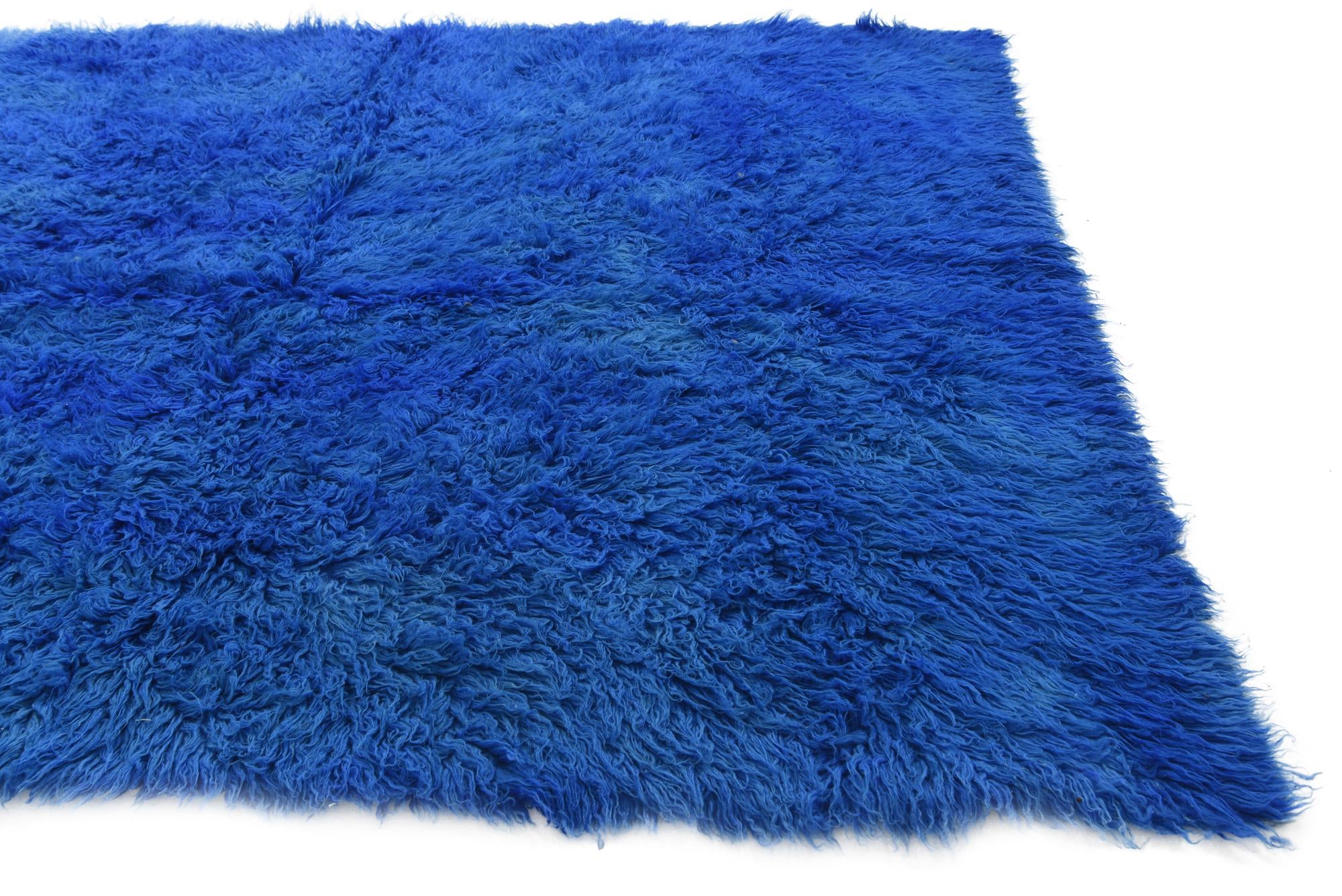 6' 5 x 8' Hand Knotted Moroccan Wool Rug