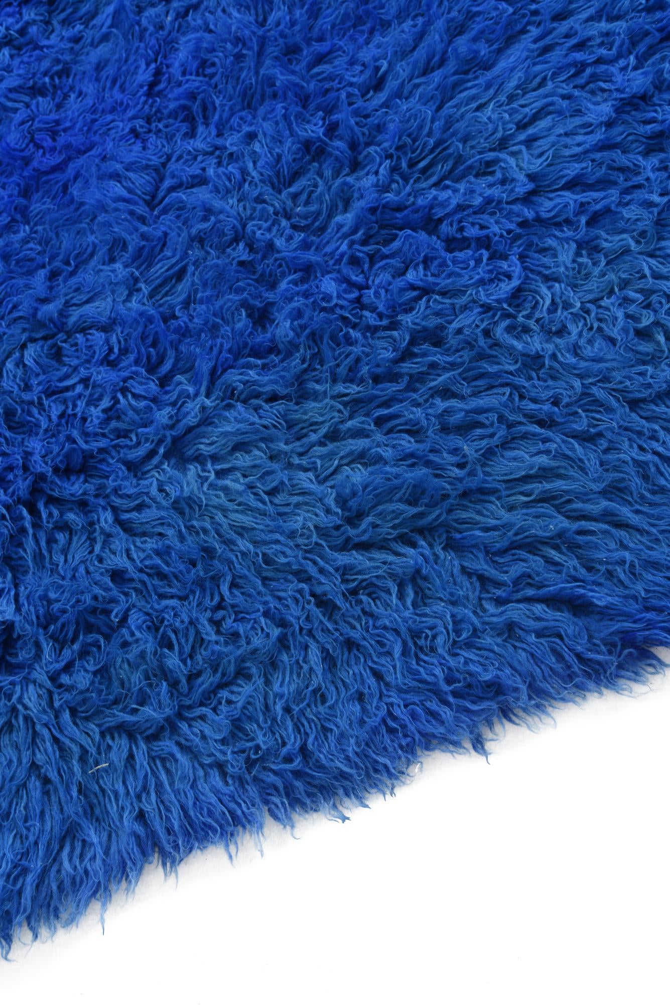 6' 5 x 8' Hand Knotted Moroccan Wool Rug