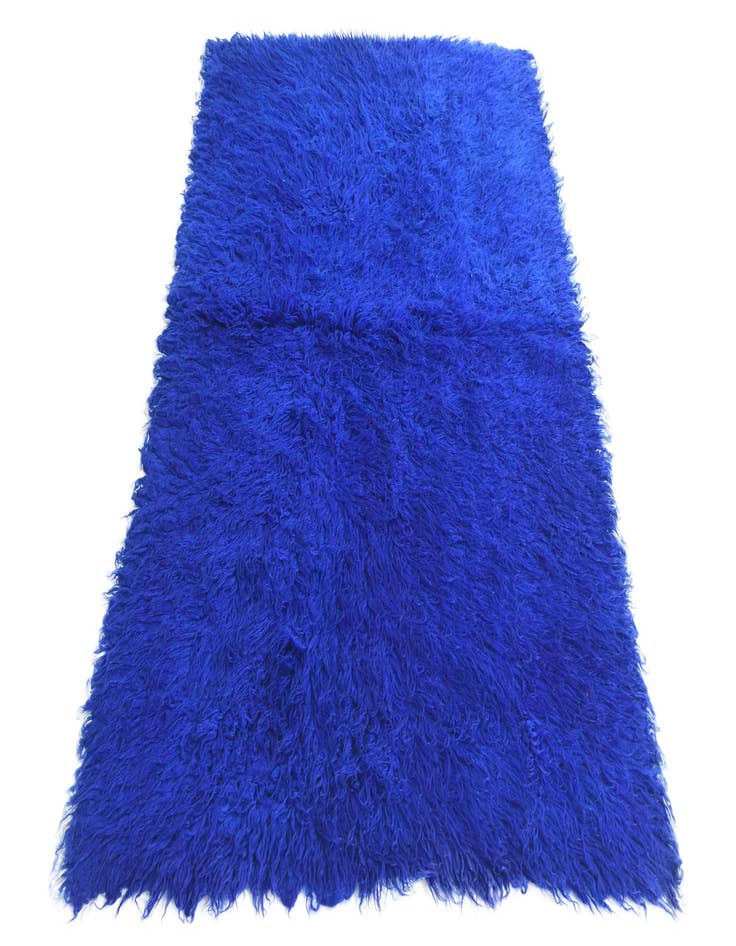 Detail image of 3' 9 x 5' 10 Hand Knotted Moroccan Wool Rug