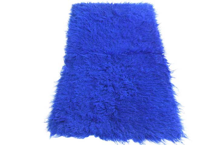 2' 4 x 4' 4 Hand Knotted Moroccan Wool Rug