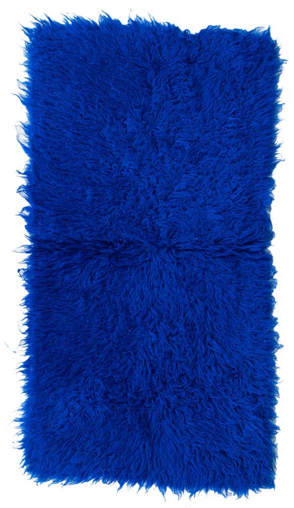 2' 4 x 4' 4 Hand Knotted Moroccan Wool Rug