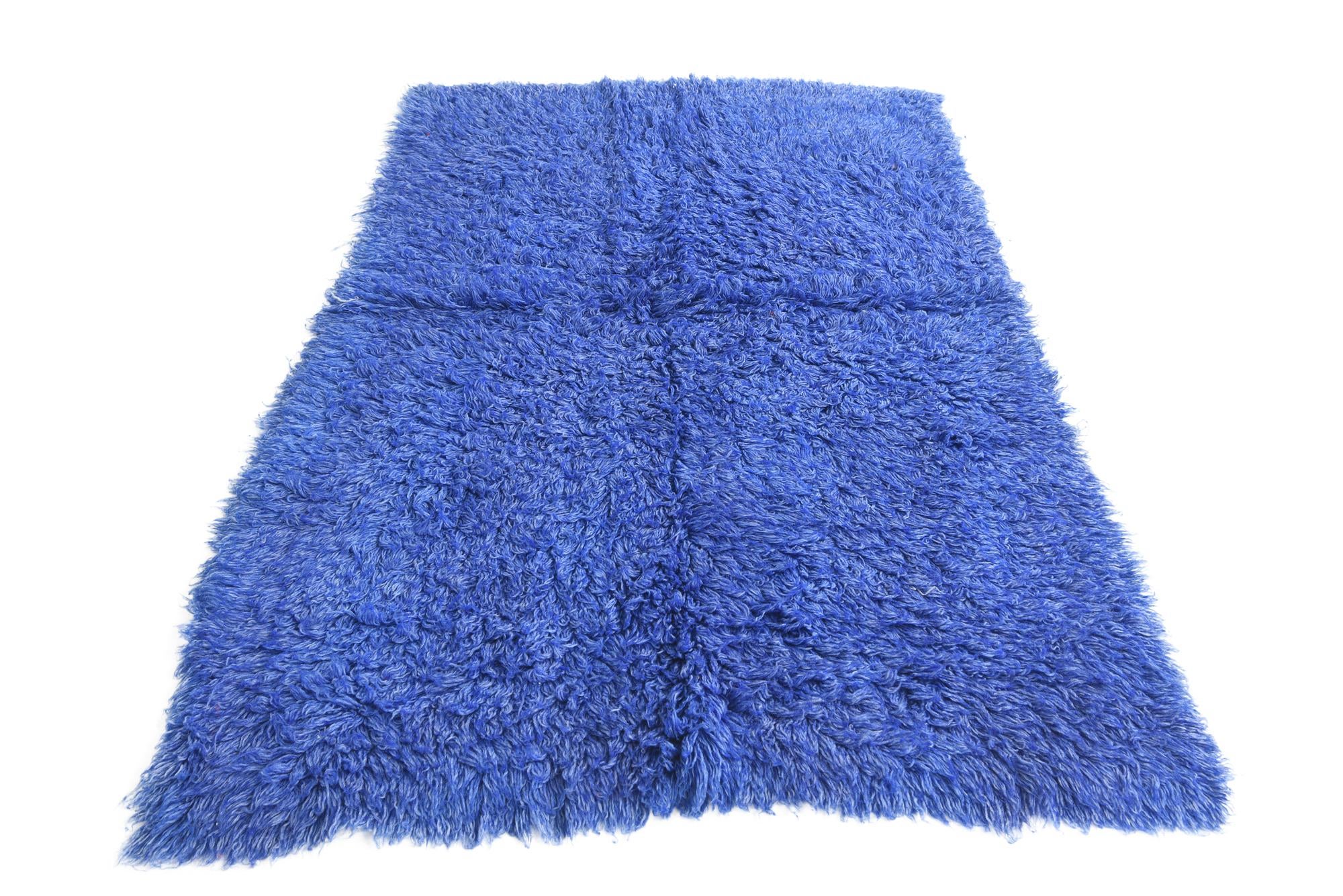 4' 9 x 7' 5 Hand Knotted Moroccan Wool Rug