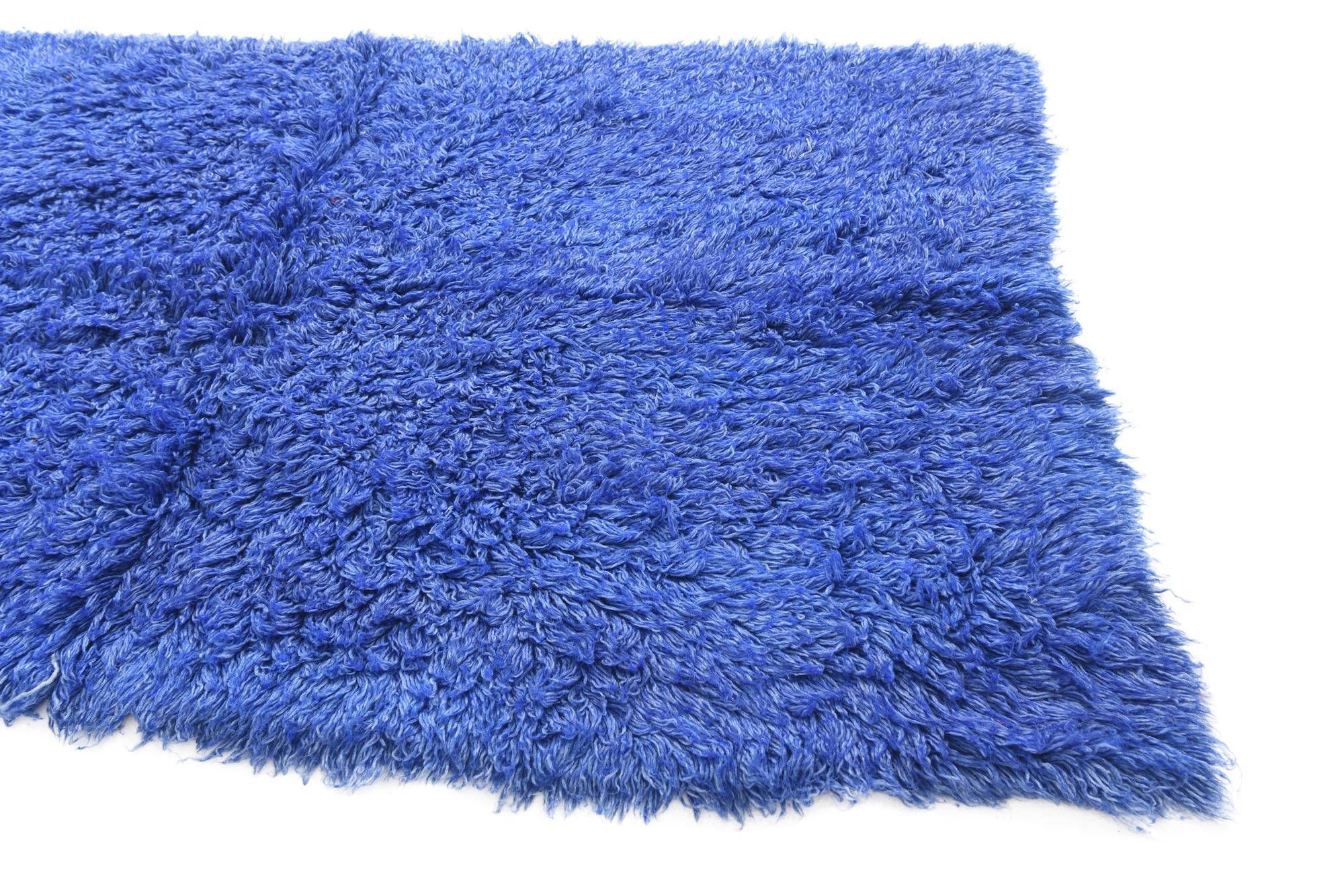 4' 9 x 7' 5 Hand Knotted Moroccan Wool Rug