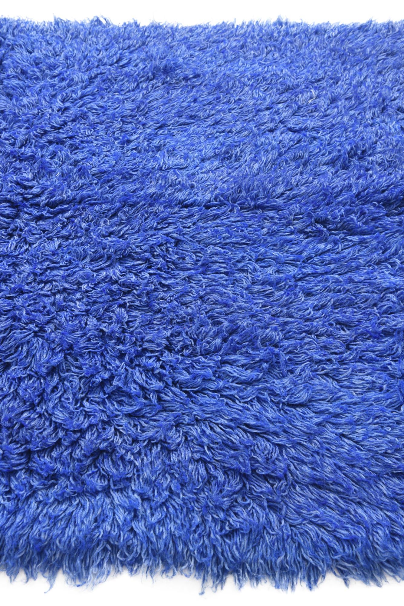4' 9 x 7' 5 Hand Knotted Moroccan Wool Rug