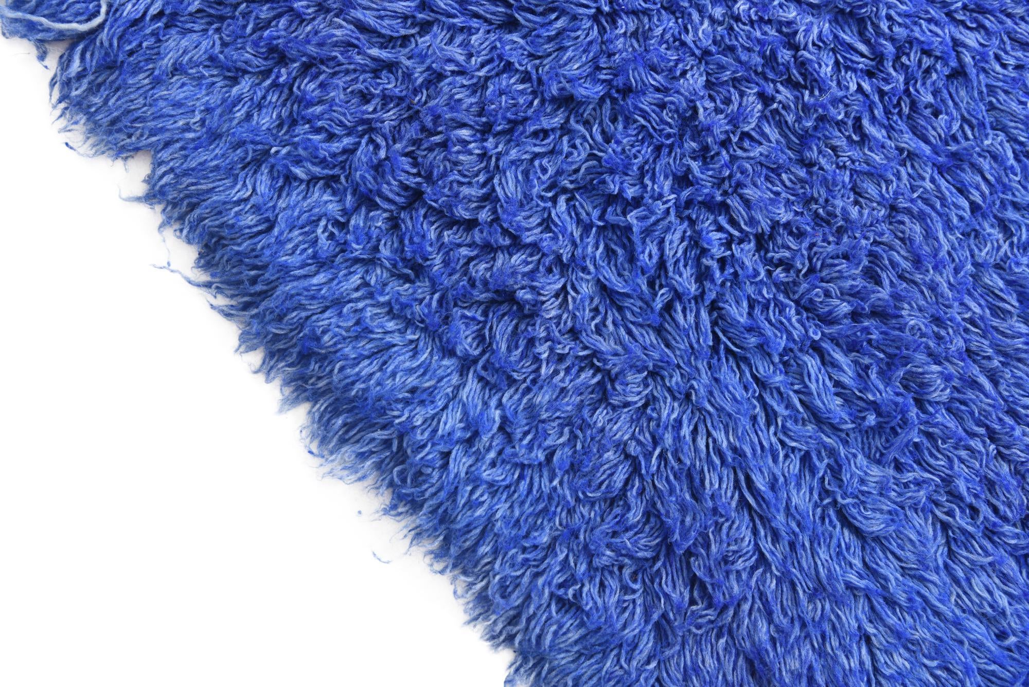 4' 9 x 7' 5 Hand Knotted Moroccan Wool Rug