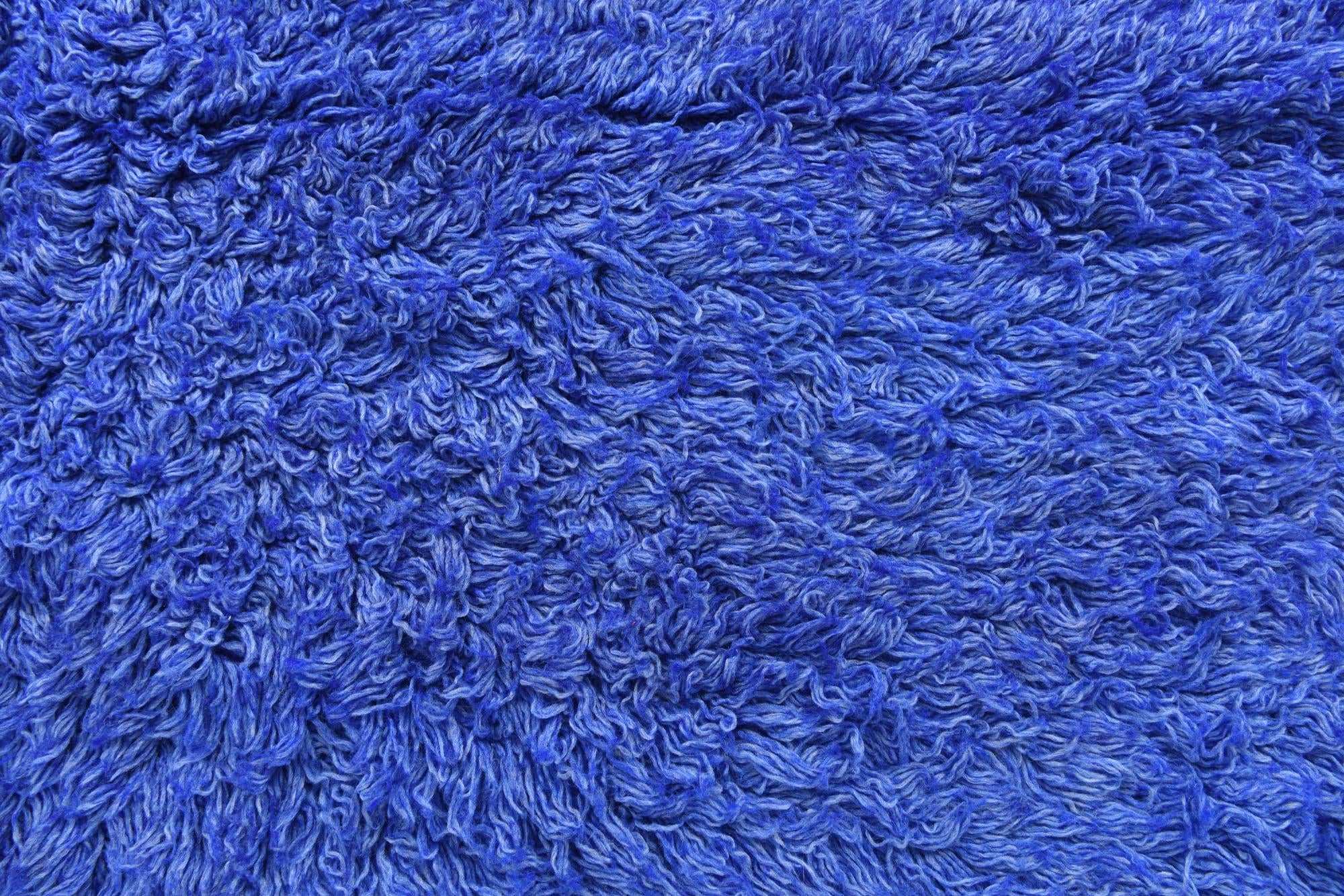 4' 9 x 7' 5 Hand Knotted Moroccan Wool Rug