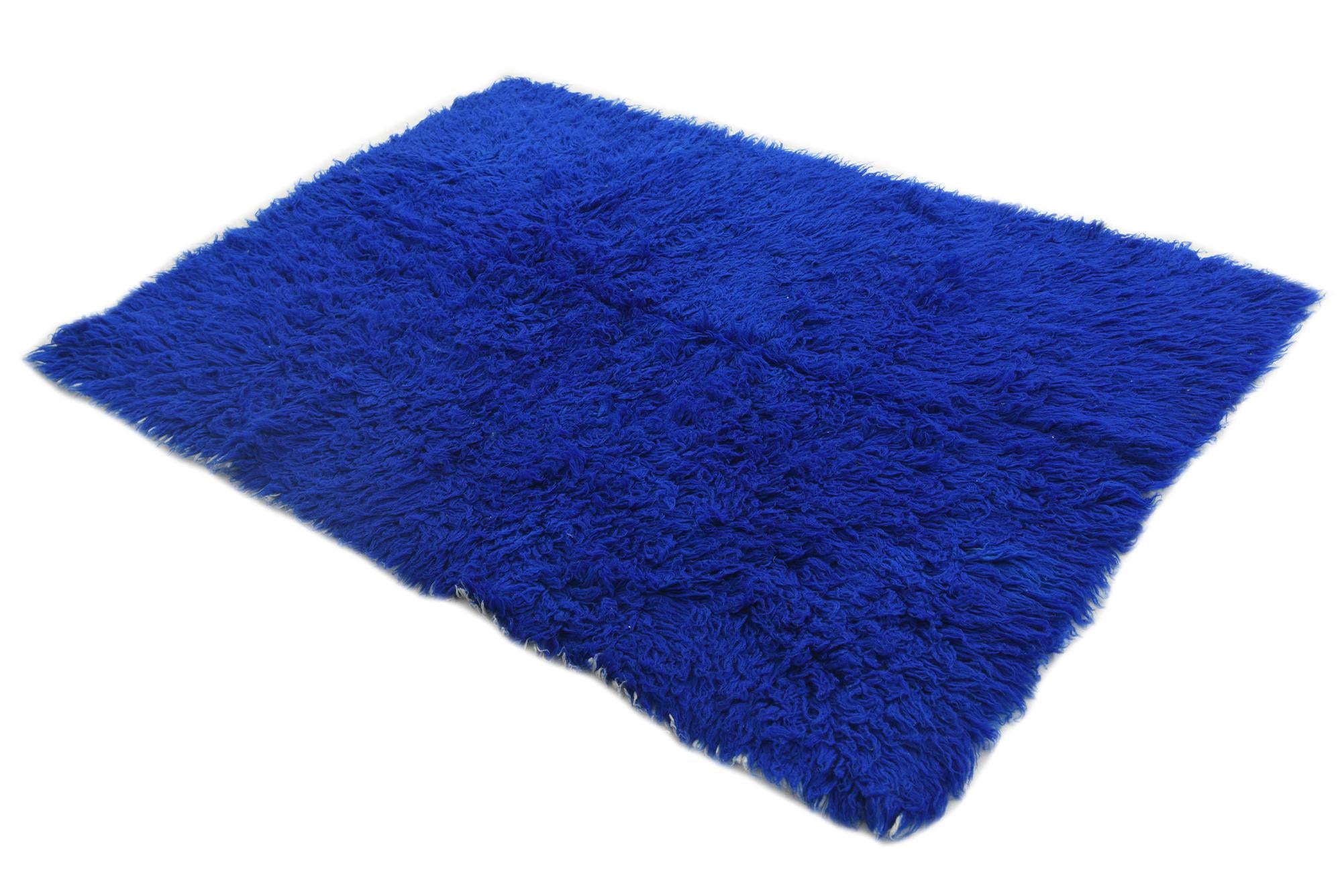 4' 3 x 6' 1 Hand Knotted Moroccan Wool Rug