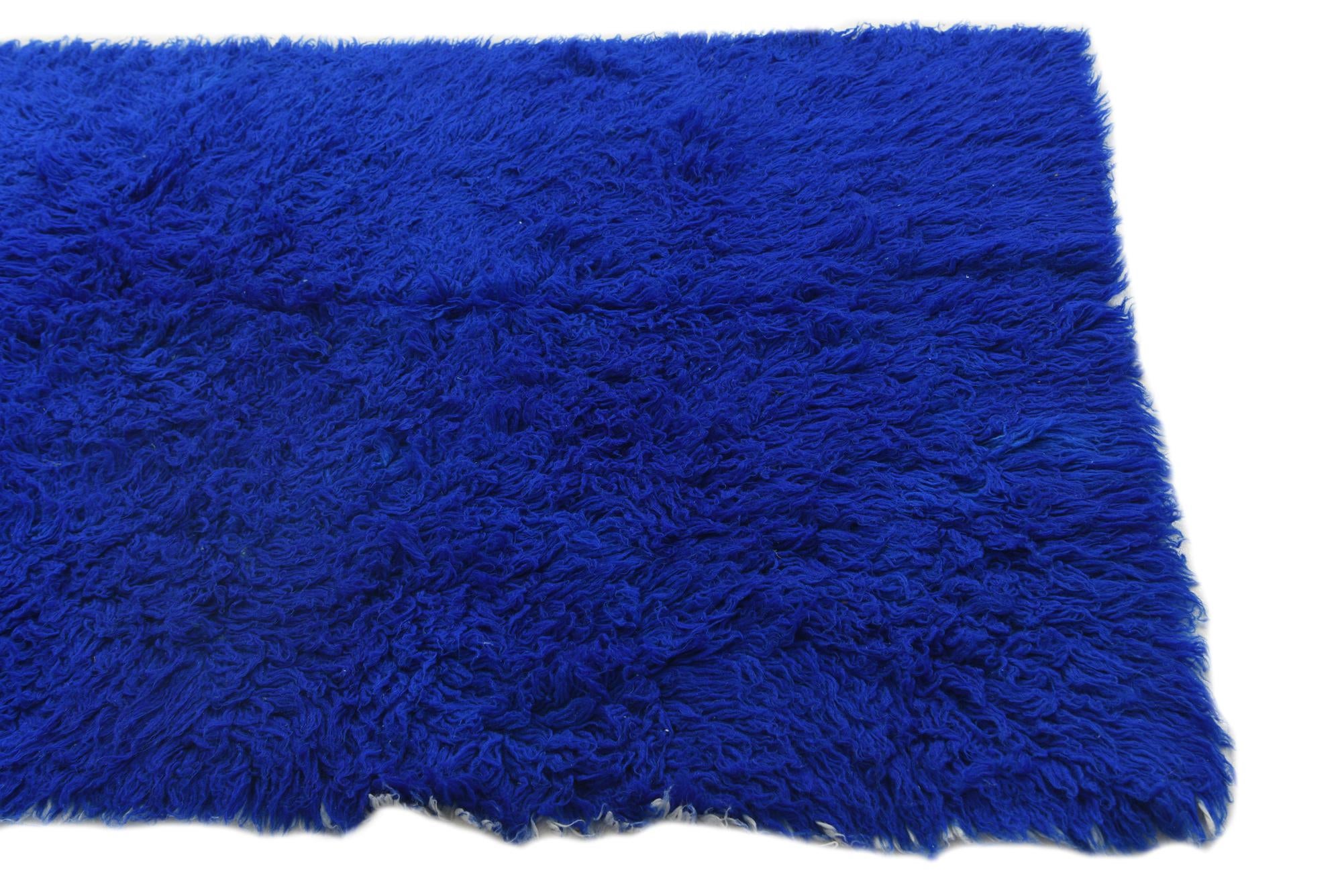 4' 3 x 6' 1 Hand Knotted Moroccan Wool Rug