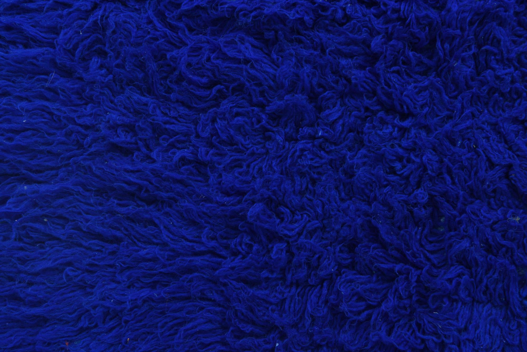 4' 3 x 6' 1 Hand Knotted Moroccan Wool Rug