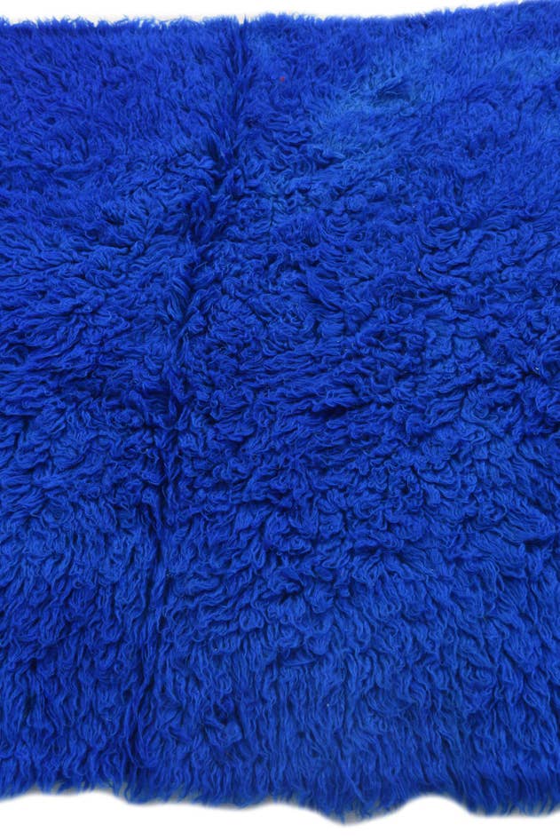 Detail image of 3' 5 x 6' 5 Hand Knotted Moroccan Wool Rug