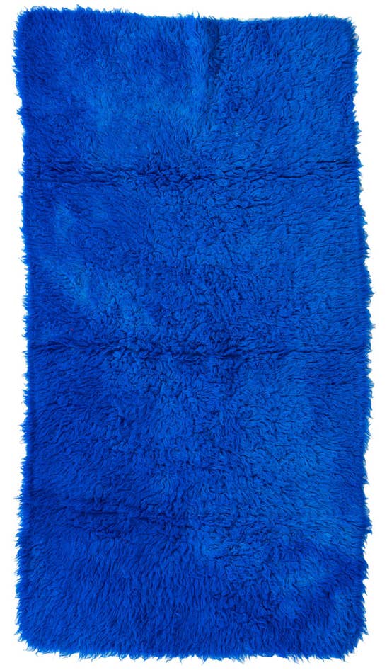 Detail image of 3' 5 x 6' 5 Hand Knotted Moroccan Wool Rug