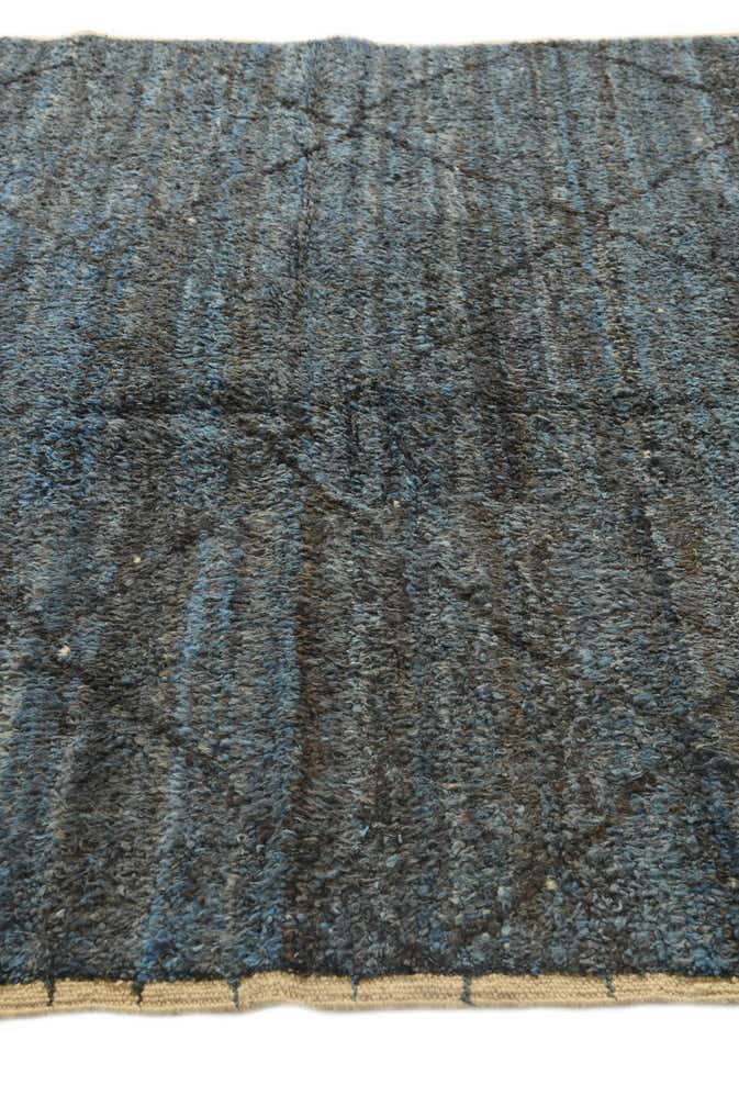 6' 5 x 9' 4 Hand Knotted Moroccan Wool Rug