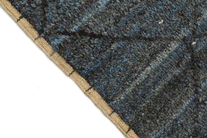 6' 5 x 9' 4 Hand Knotted Moroccan Wool Rug