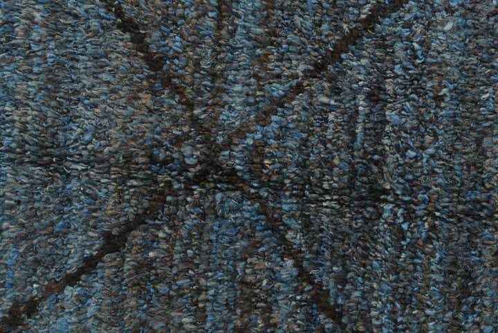 6' 5 x 9' 4 Hand Knotted Moroccan Wool Rug