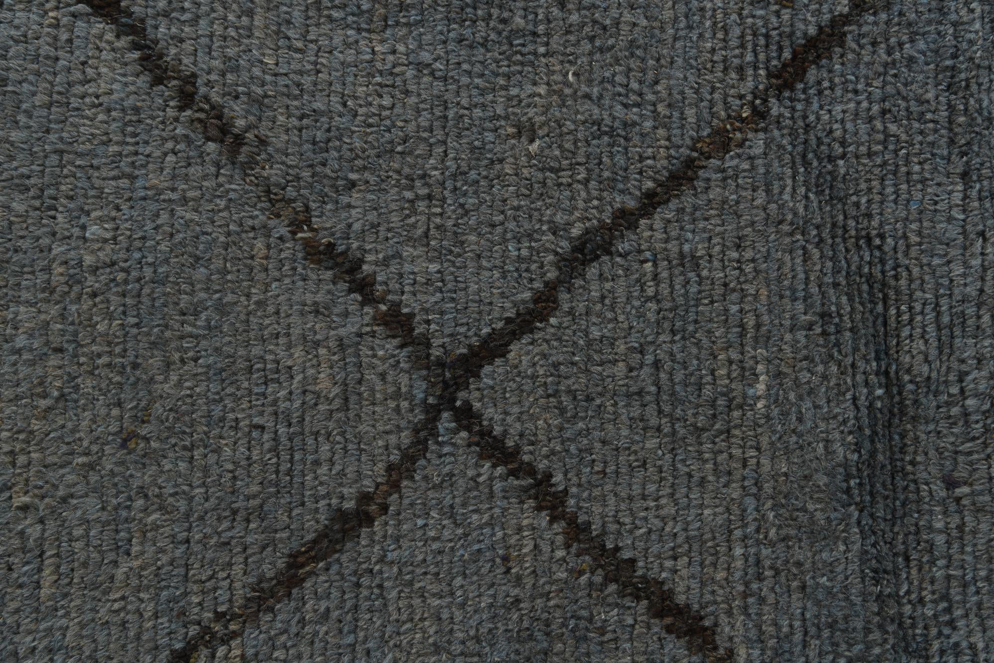 12' x 15' 4 Hand Knotted Moroccan Wool Rug