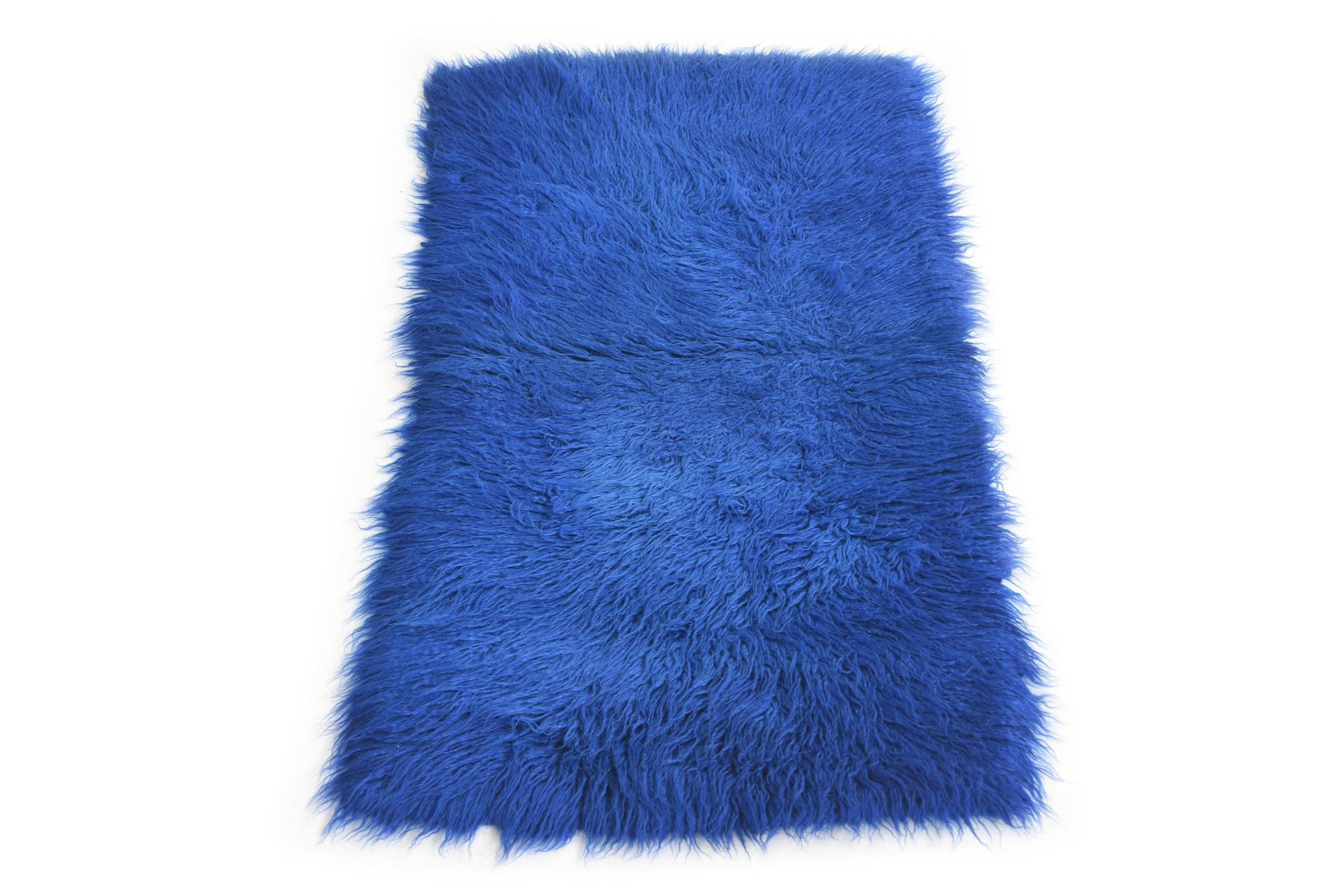 1' 9 x 3' 3 Hand Knotted Moroccan Wool Rug