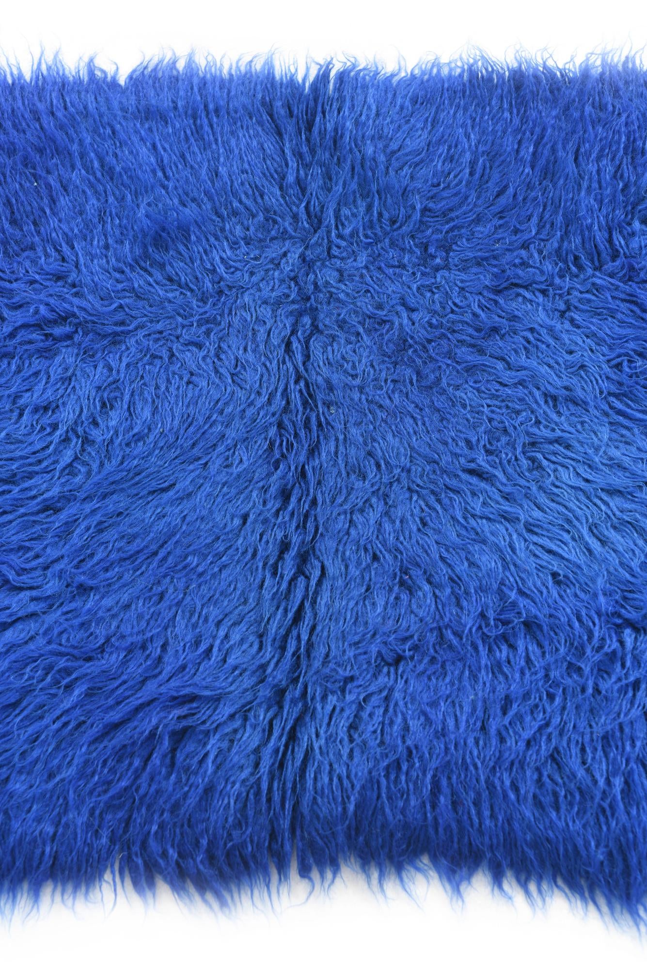 1' 9 x 3' 3 Hand Knotted Moroccan Wool Rug