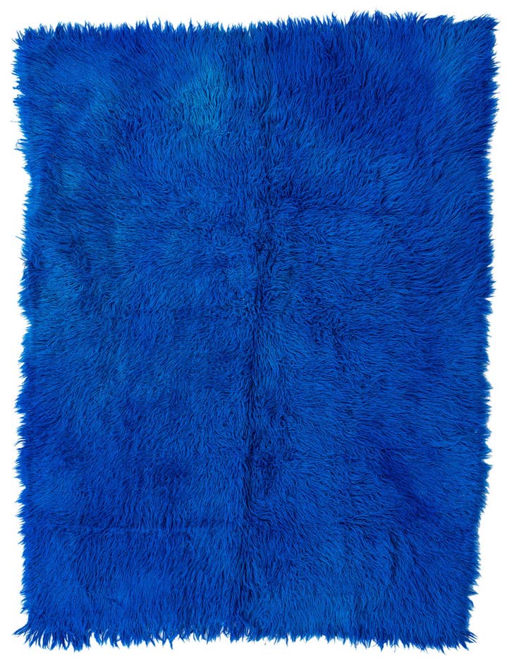 Detail image of 5' 6 x 7' 9 Hand Knotted Moroccan Wool Rug