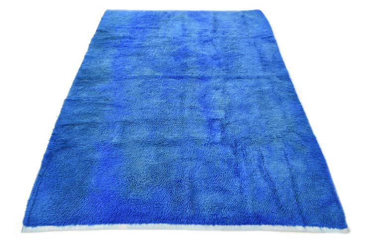Detail image of 4' 7 x 6' 9 Hand Knotted Moroccan Wool Rug