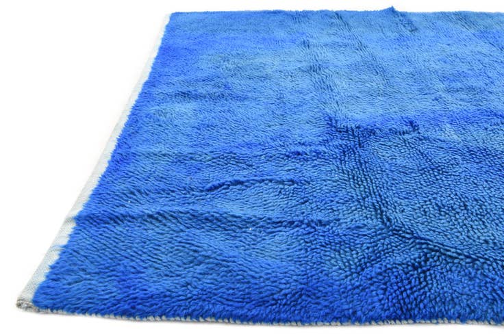 Detail image of 4' 7 x 6' 9 Hand Knotted Moroccan Wool Rug