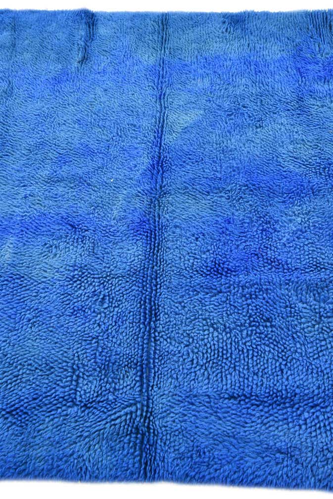 4' 7 x 6' 9 Hand Knotted Moroccan Wool Rug