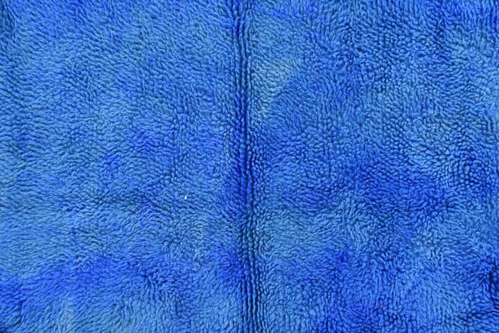 4' 7 x 6' 9 Hand Knotted Moroccan Wool Rug