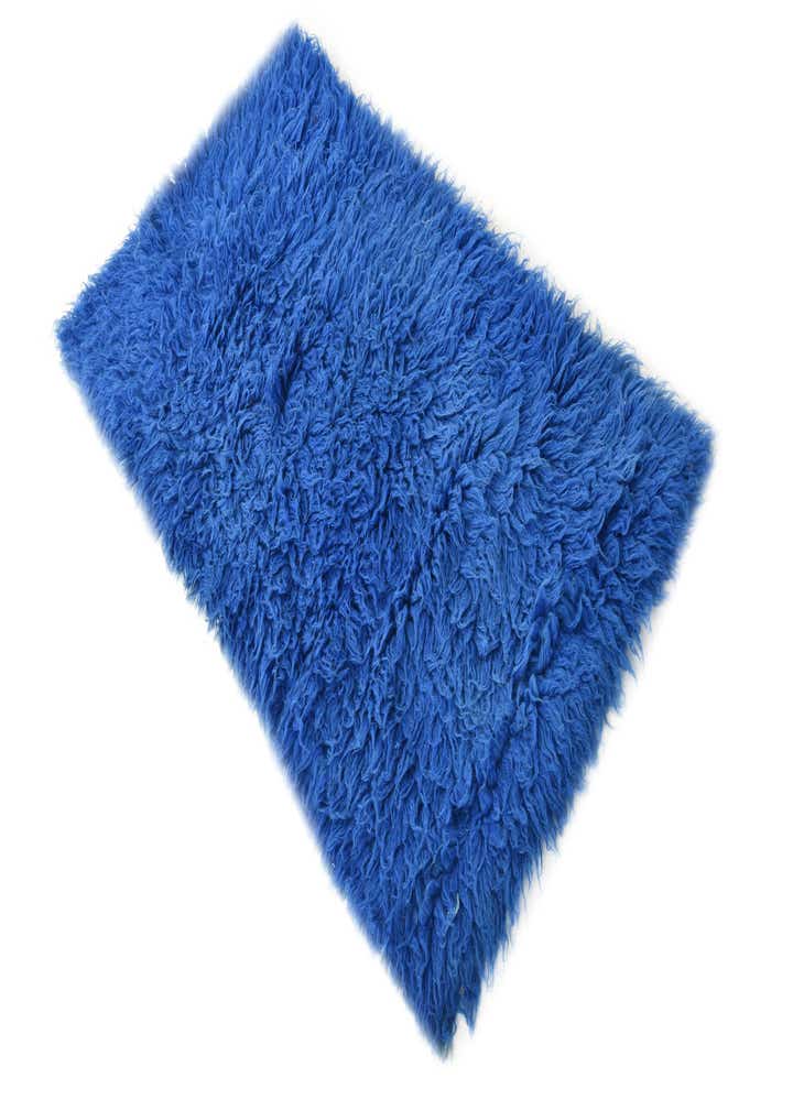 2' 4 x 4' 7 Hand Knotted Moroccan Wool Rug