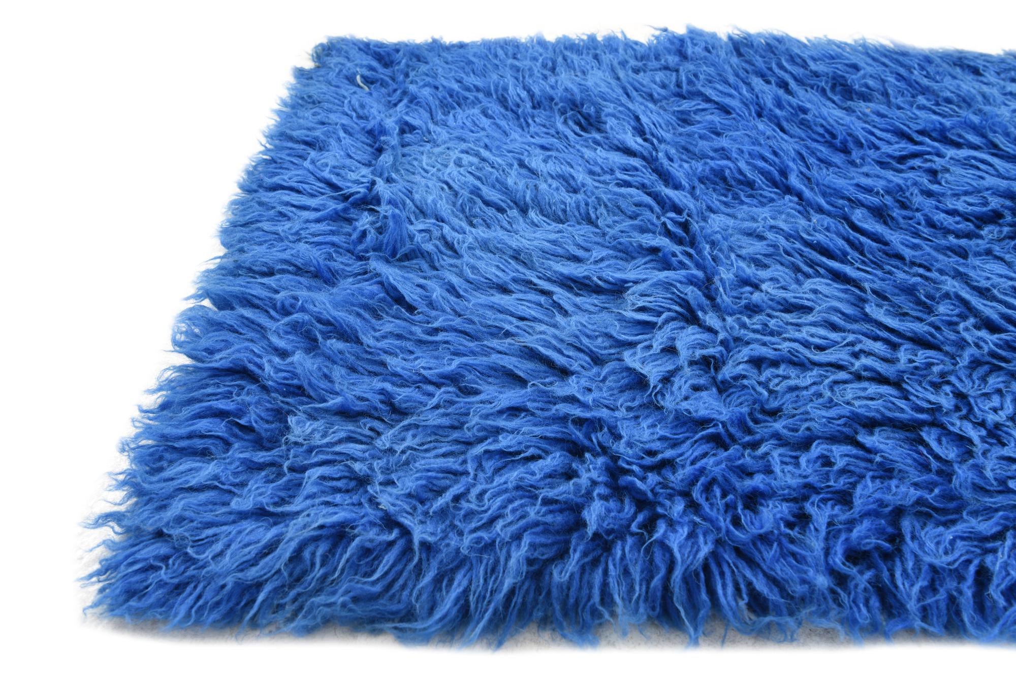 2' 4 x 4' 7 Hand Knotted Moroccan Wool Rug