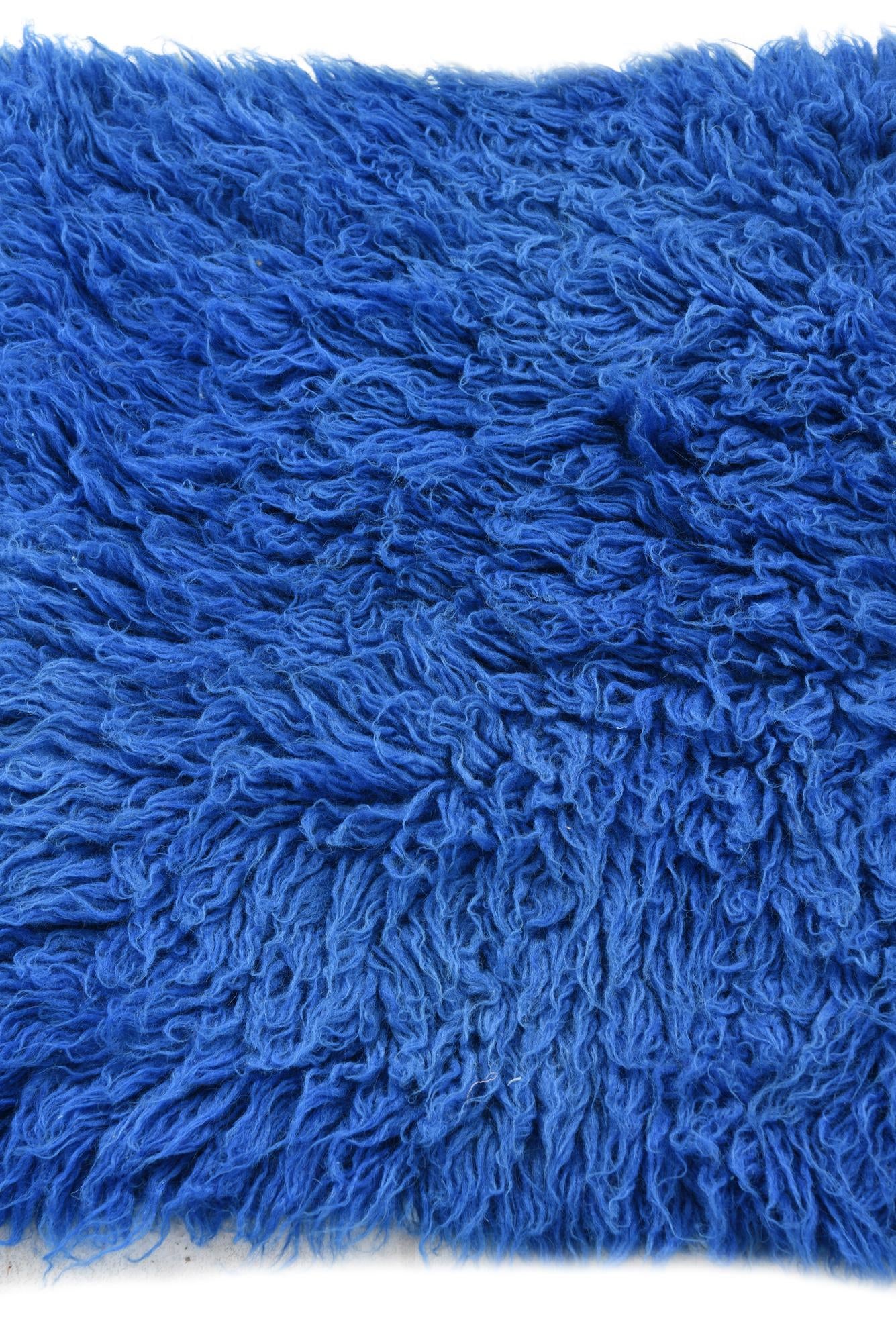 2' 4 x 4' 7 Hand Knotted Moroccan Wool Rug