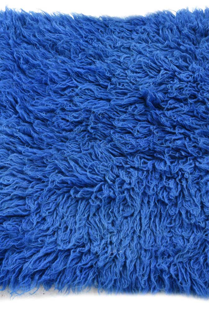 2' 4 x 4' 7 Hand Knotted Moroccan Wool Rug
