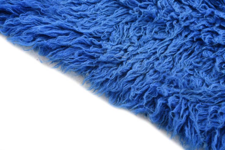 Detail image of 2' 4 x 4' 7 Hand Knotted Moroccan Wool Rug