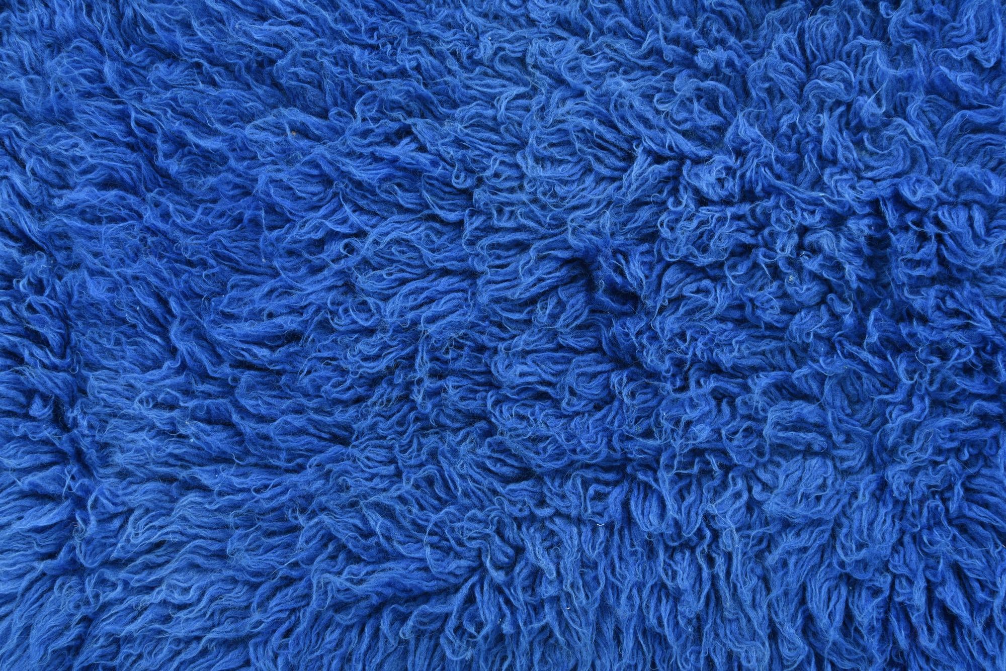 2' 4 x 4' 7 Hand Knotted Moroccan Wool Rug