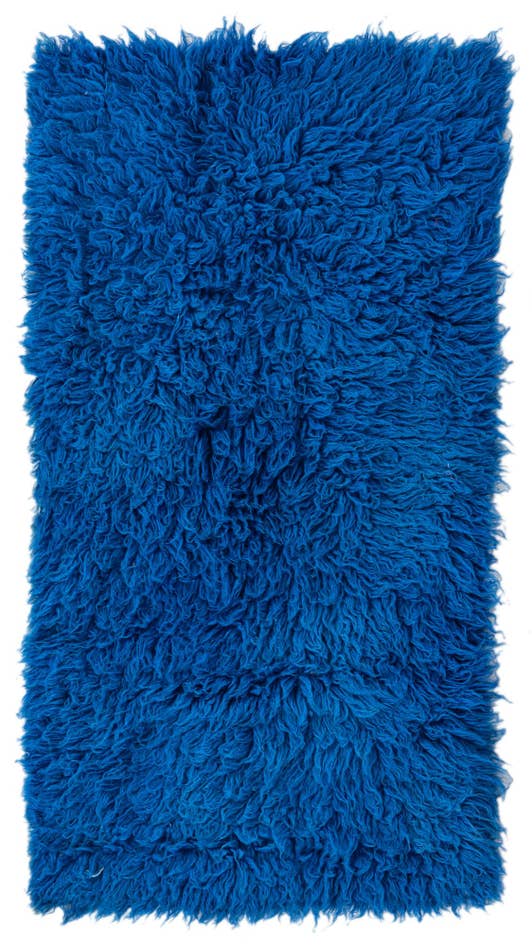 Detail image of 2' 4 x 4' 7 Hand Knotted Moroccan Wool Rug